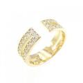 【リメイク】K18YG ダイヤモンド ピンキーリング 0.30CT