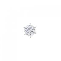 【リメイク】プラチナダイヤモンドピアス 0.540CT F I1 GOOD 片耳