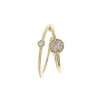 【新品】K18YG ダイヤモンド イヤーカフ 0.10CT 片耳