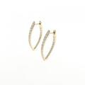 【新品】K18YG ダイヤモンド ピアス 0.70CT