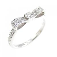 アヴァロン リボン ダイヤモンドリング 0.25CT
