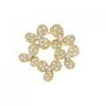 ジュネ フラワー ダイヤモンド ブローチ 1.52CT
