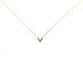 ポンテヴェキオ ハート ダイヤモンドネックレス 0.05CT