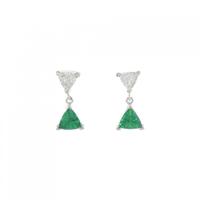 ミキモト エメラルド ピアス 0.99CT
