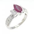 PT ルビー リング 0.98CT
