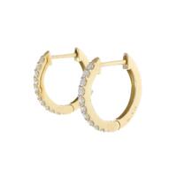 【新品】K18YG ダイヤモンド ピアス 0.20CT