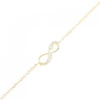 750YG ダイヤモンド ブレスレット 0.11CT