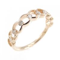 K10PG ダイヤモンド リング 0.15CT