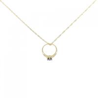 K18YG/750YG サファイヤ ネックレス