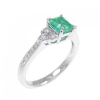 PT エメラルド リング 0.57CT