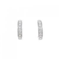 PT/K14WG ダイヤモンド ピアス 1.02CT