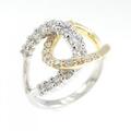 PT/K18YG ダイヤモンド リング 0.51CT