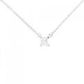 ティファニー プリンセス ネックレス 0.26CT F IF プリンセスカット