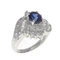 PT サファイヤ リング 0.60CT
