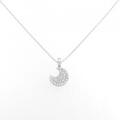 パスクワレ ブルーニ ムーン ダイヤモンド ネックレス 0.43CT