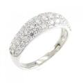 PT パヴェ ダイヤモンド リング 1.10CT
