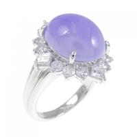 PT ラベンダーヒスイ リング 7.31CT