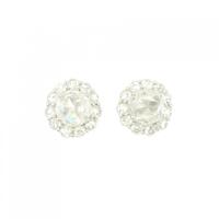 K18WG ダイヤモンド ピアス 3.65CT