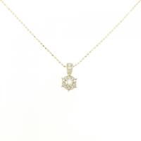K18YG ダイヤモンド ネックレス 0.34CT