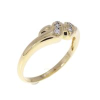 K18YG ダイヤモンド リング 0.07CT
