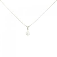 PT ドロップ ダイヤモンド ネックレス 0.382CT