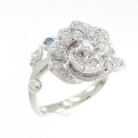 PT ローズ ダイヤモンド リング 0.26CT
