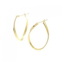 【新品】K18YG フープ ピアス