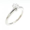 ティファニー クラシックソリティア リング 0.24CT D VVS1 3EXT
