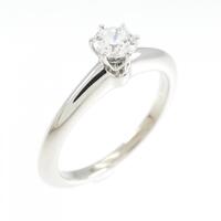 ティファニー クラシックソリティア リング 0.24CT D VVS1 3EXT