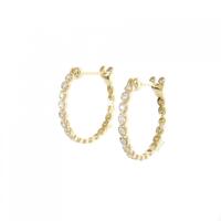 K18YG ダイヤモンド ピアス