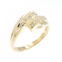 K18YG ダイヤモンド リング 0.08CT