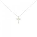 PT クロス ダイヤモンド ネックレス 0.1CT