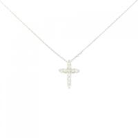 PT クロス ダイヤモンド ネックレス 0.1CT