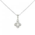 PT ソリティア ダイヤモンド ネックレス 0.07CT
