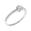 【リメイク】プラチナダイヤモンドリング 0.318CT D SI2 EXT
