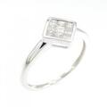 K18WG ダイヤモンド リング 0.20CT