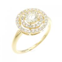 K18YG ダイヤモンド リング 0.327CT