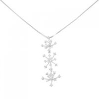 K18WG ダイヤモンド ネックレス 0.74CT