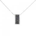 K18WG/K18BG ダイヤモンド ネックレス 1.40CT