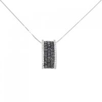 K18WG/K18BG ダイヤモンド ネックレス 1.40CT