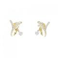 K18YG ダイヤモンド イヤリング 0.67CT
