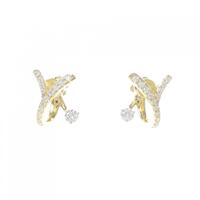 K18YG ダイヤモンド イヤリング 0.67CT