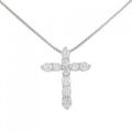 PT クロス ダイヤモンド ネックレス 2.00CT