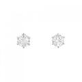 PT ダイヤモンド ピアス 0.576CT 0.563CT F VS2 3EXCELLENT H&C