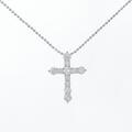 タサキ クロス ダイヤモンド ネックレス 1.02CT