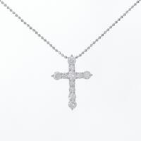 タサキ クロス ダイヤモンド ネックレス 1.02CT