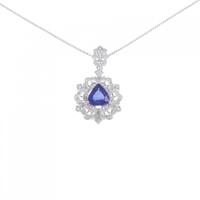 750WG/K18WG サファイヤ ネックレス