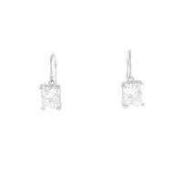 PT ダイヤモンド ピアス 1.012CT 1.019CT D VS2 ファンシーカット