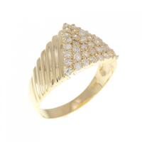 K18YG ダイヤモンド リング 0.60CT