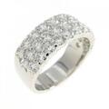 PT パヴェ ダイヤモンド リング 2.04CT